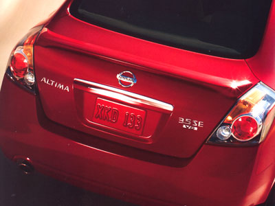 2011 Nissan Altima Rear Spoiler