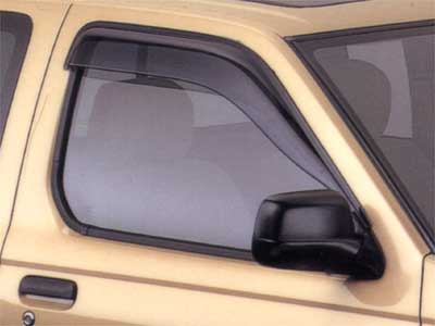 2002 Nissan Frontier Crew Cab Side Window Deflectors 999D3-BL004