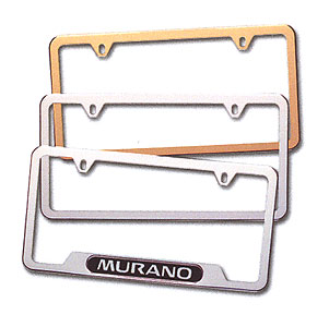 2003 Nissan Murano License Plate Frames