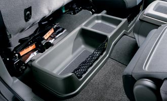 2013 Nissan Titan Rear Under-Seat Storage Bin