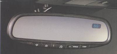 2012 Nissan Altima Auto-Dimming Rear View Mirror