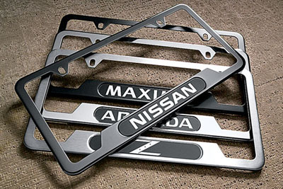 2008 Nissan Rogue License  Plate Frame
