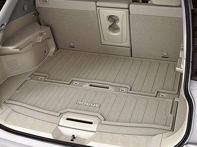 2015 Nissan Rogue Carpeted Cargo Protector (3-row, 5-piece)