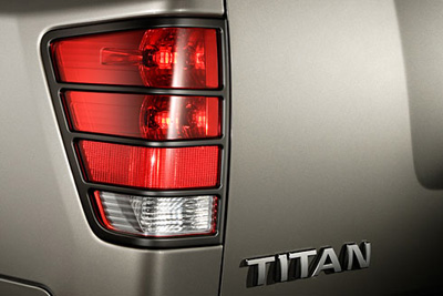 2009 Nissan Titan Rear Tail Light Guards