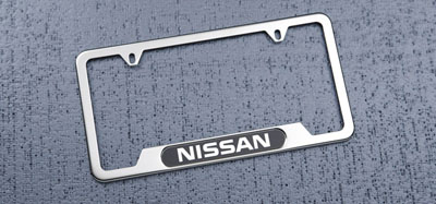 2015 Nissan Frontier 2 Dr Nissan Chrome License Plate Frame 999MB-SV000