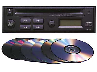 2000 Nissan Frontier Crew Cab Compact Disc Player B8182-89920