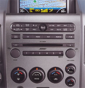 2004 Nissan Pathfinder Armada Satelite Radio