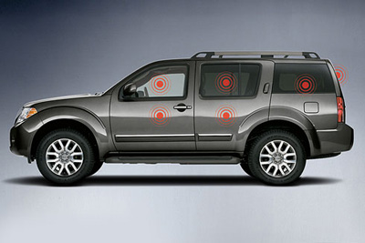 2011 Nissan Quest Vehicle Alarm Impact Sensor 999M2-VW006
