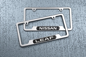 2014 Nissan leaf license plate frame 999MB-8X000